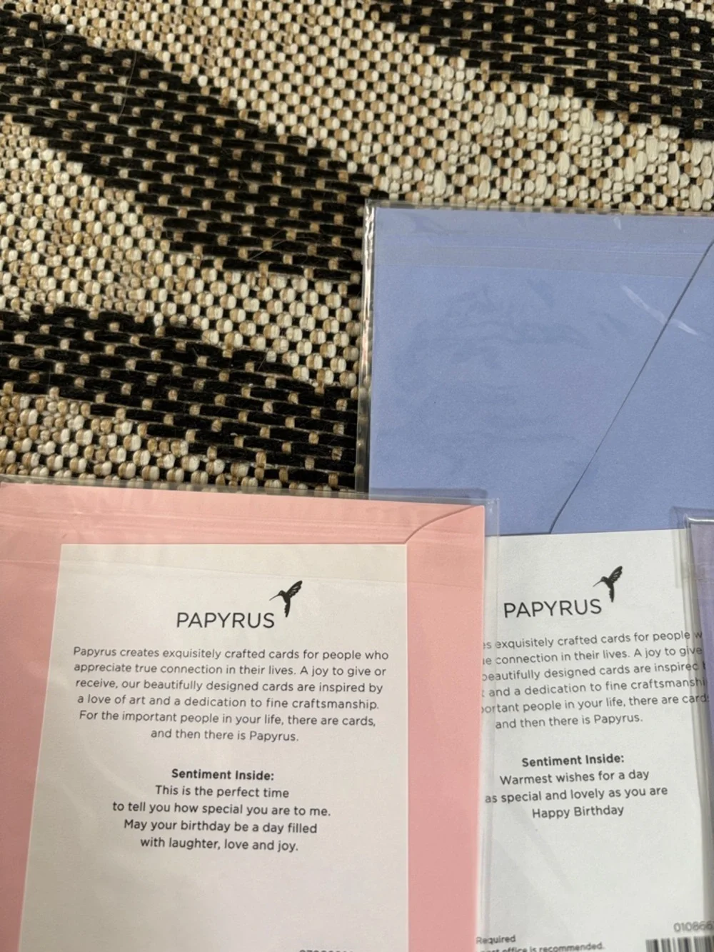 🆕Papyrus Bundle Of 3 3D Floral Birthday Greeting Cards